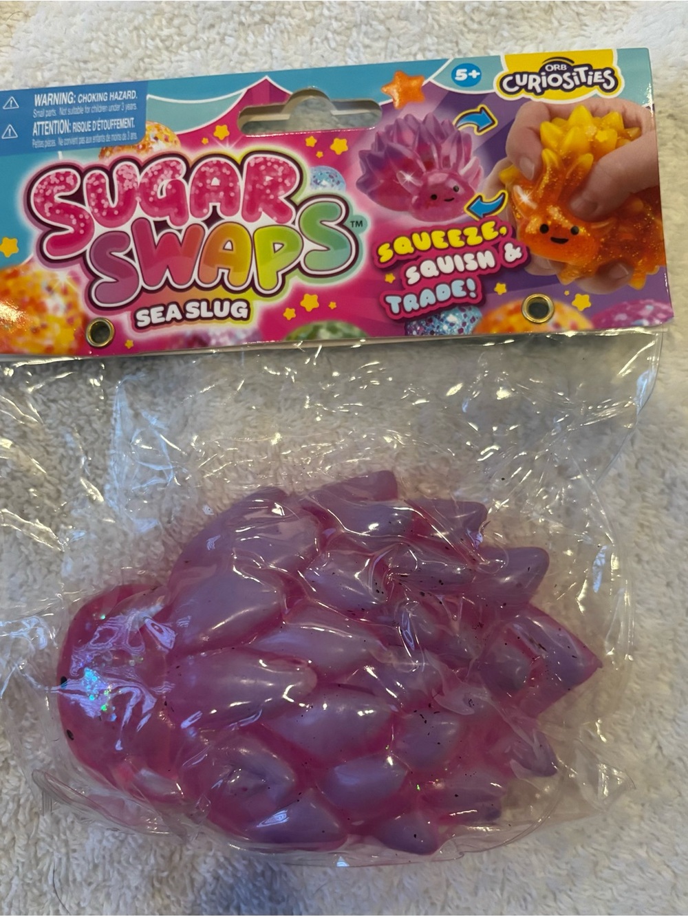 Sea Slug Sensory Toy - Pink